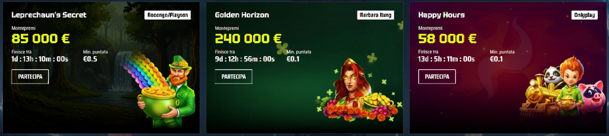 Registrazione account SlotsVader Casino